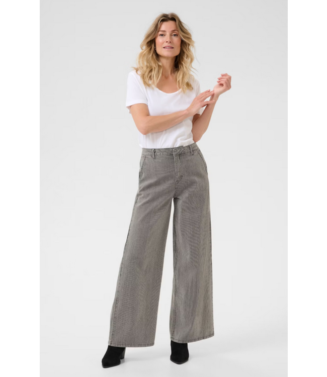 Cream - Milkboy Pant - Blaack & White