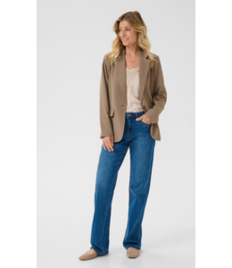 Cream Cocamia blazer- Fossil