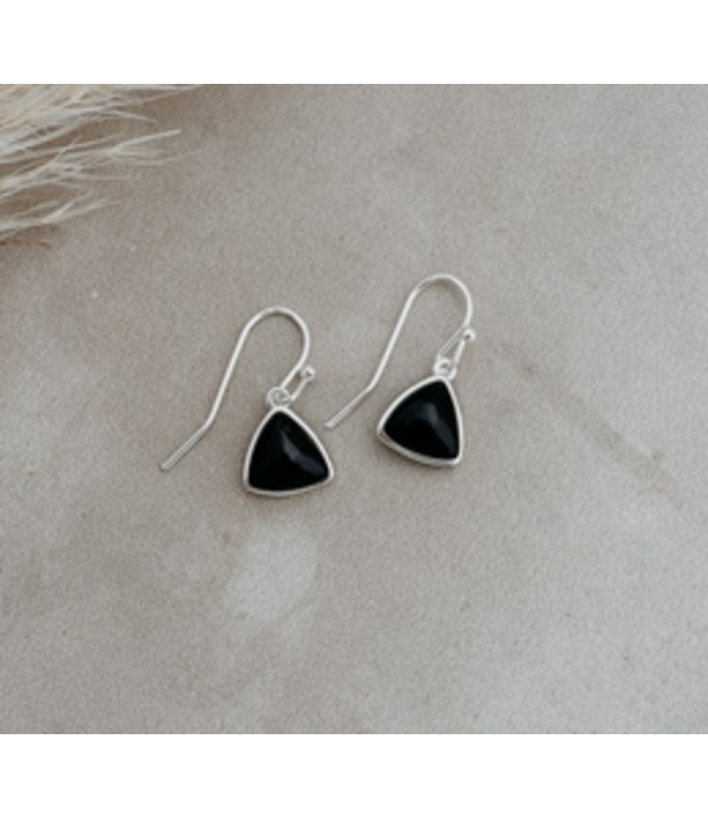 Glee Elsie black onyx- Silver