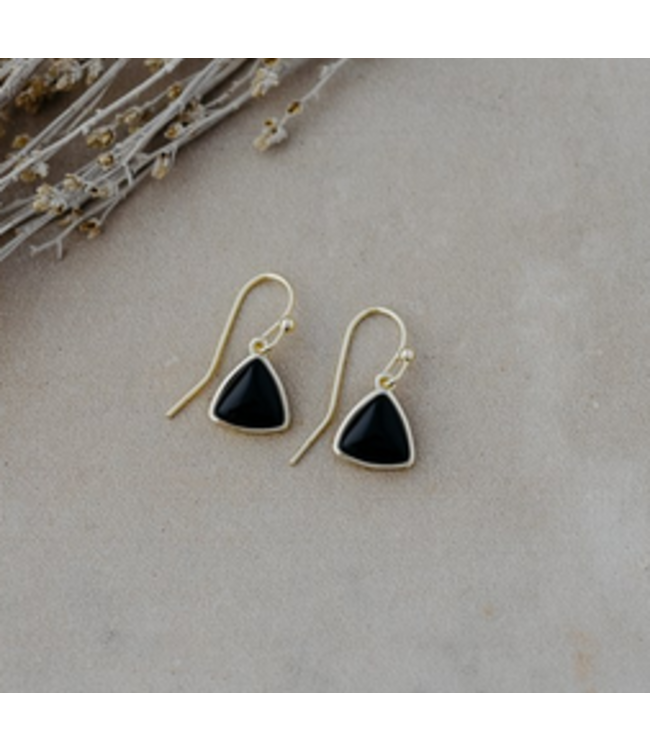 Glee Elsie black onyx- Gold