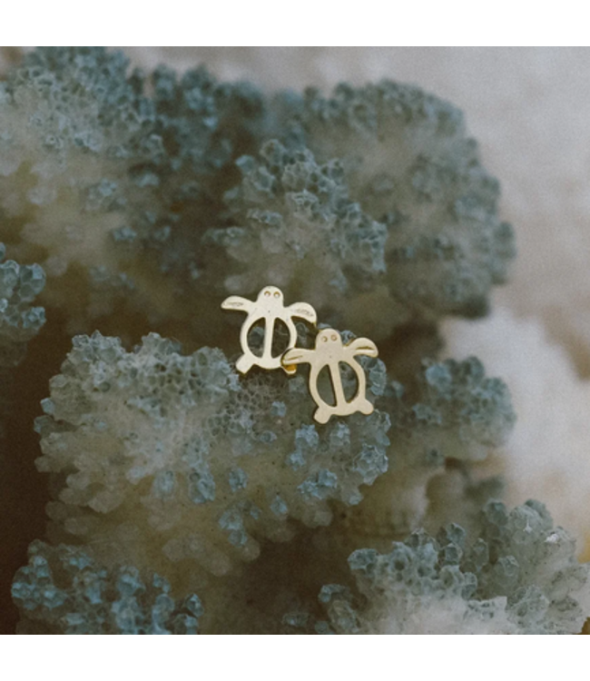 Glee -Honu studs- Gold