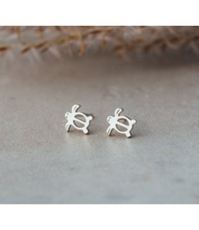 Glee -Honu studs- Silver