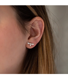 Glee -Queen Bee studs- Silver