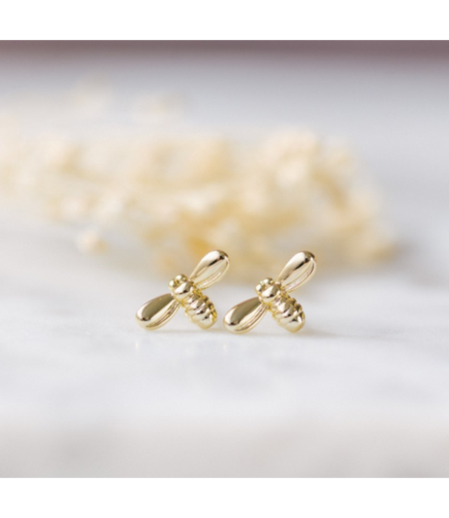 Glee -Queen Bee studs- Gold