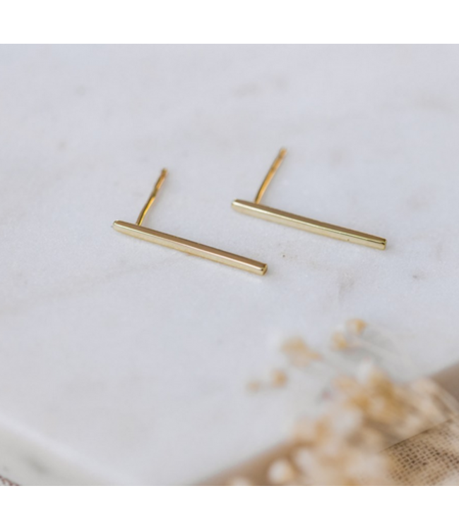 Glee Stick studs- Gold