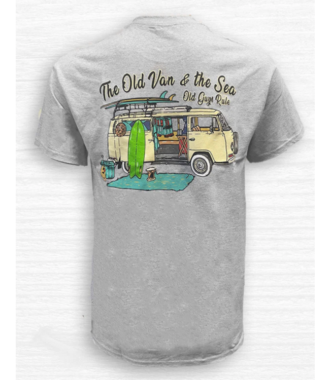 Old Guys Rule - Old van & the sea sport - Grey