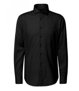 Point Zero men -Dress shirt 4 way strech - Black