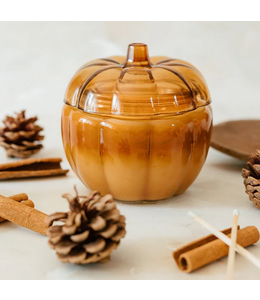 The Scented Market Glass pumpkin - Pumpkin Spice