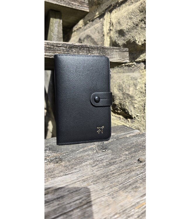 The Loop  Passport Wallet - Black