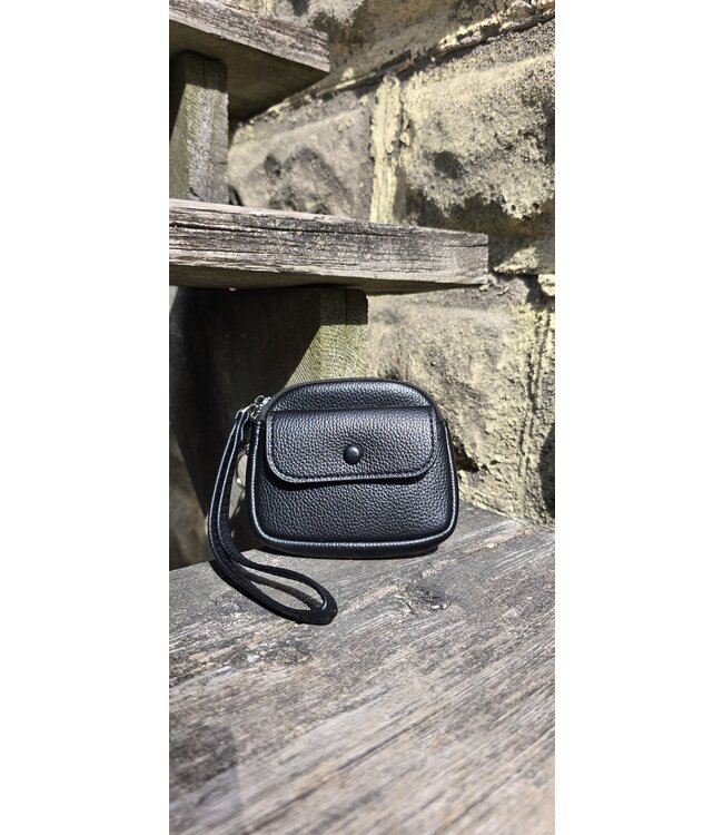 The Loop Wrist Wallet  - Black