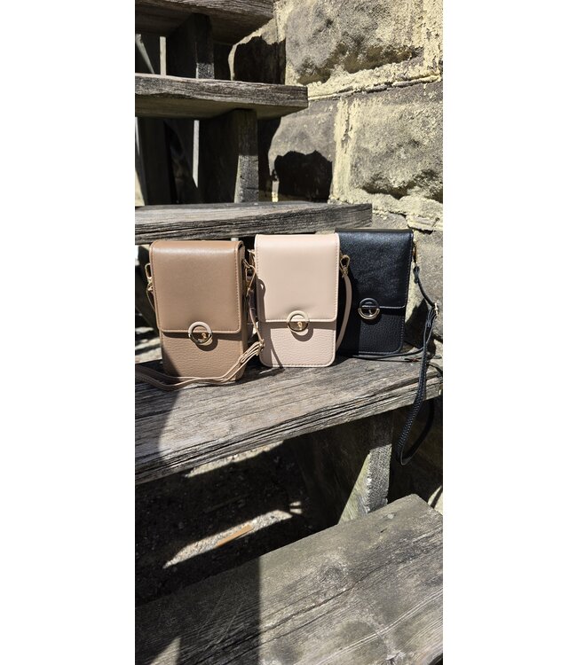 The Loop Crossbody phone purse - Apricot