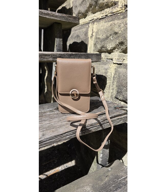 The Loop Crossbody phone purse - Camel