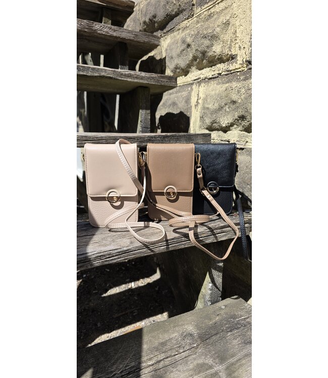 The Loop Crossbody phone purse - Camel