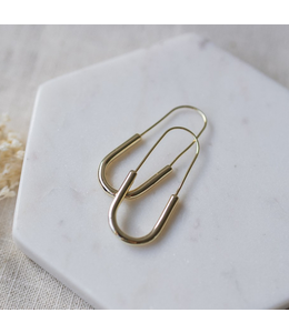 Glee -Cleo Hoops-Gold