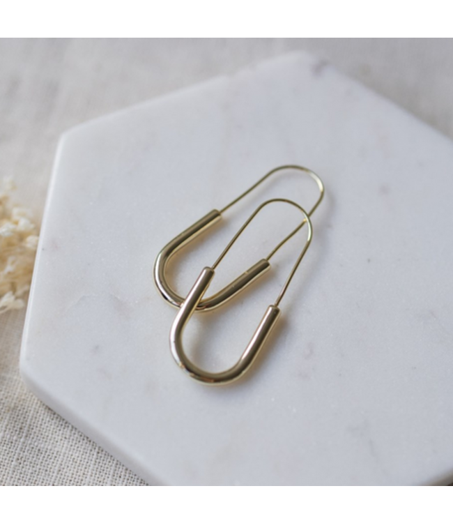 Glee - Cleo Hoops-Gold