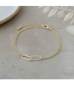 Glee -Linked Forever Bracelet-Gold