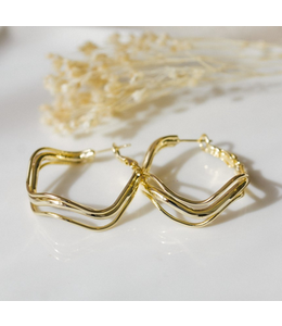 Glee -Breezy Hoops-Gold