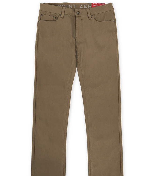Point Zero men - Super Flex 5 Pocket Pants - Camel