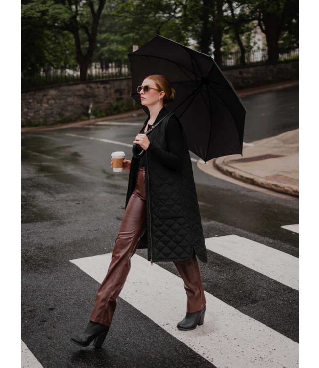 Mernini -The long liner vest-Black Beauty