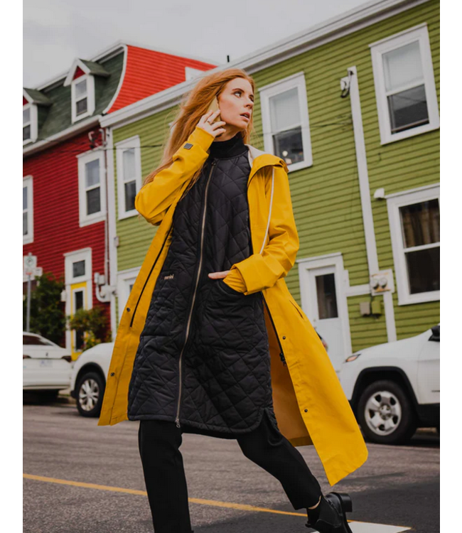 Mernini -The long liner vest-Black Beauty