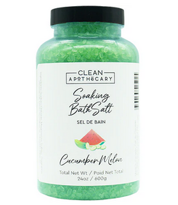 Clean Apothecary - Cucumber Watermelon bath salts