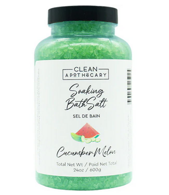 Clean Apothecary - Cucumber Watermelon bath salts