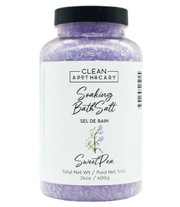Clean Apothecary - Sweet Pea bath salts