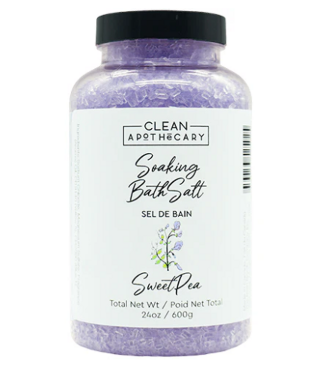 Clean Apothecary - Sweet Pea bath salts