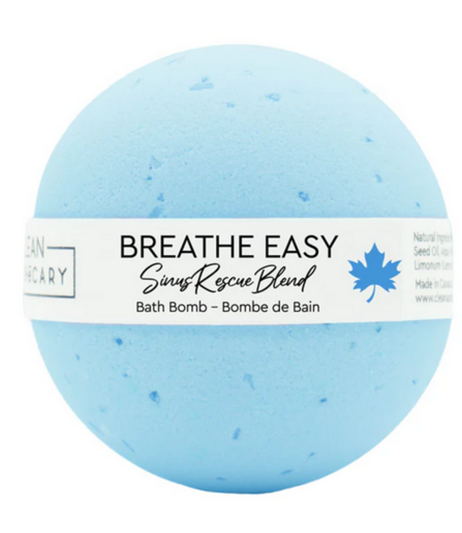 Clean Apothecary - Breathe Easy/bath bomb- 7 oz