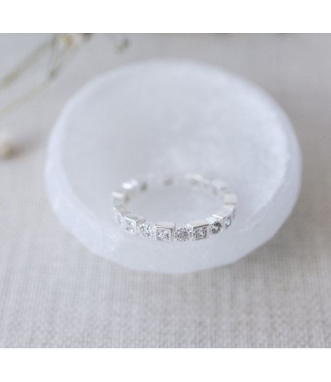 Glee - Liora Ring -Silver -size 8