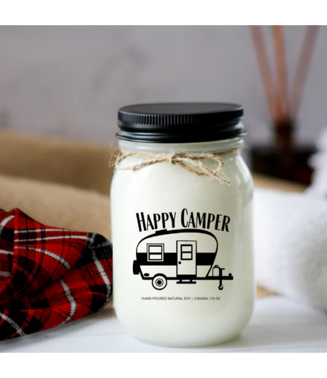 KindMoose Candle Company 16 oz -Happy Camper- Buds and Berries