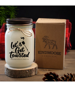 KindMoose Candle Company 16 oz - Let's get toasted- Hot Fudge Brownie