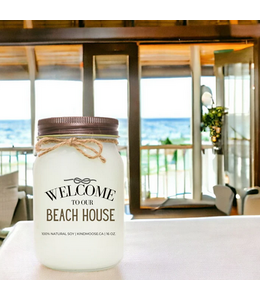 KindMoose Candle Company KM16 oz - Welcome to our beach house- Cashmere
