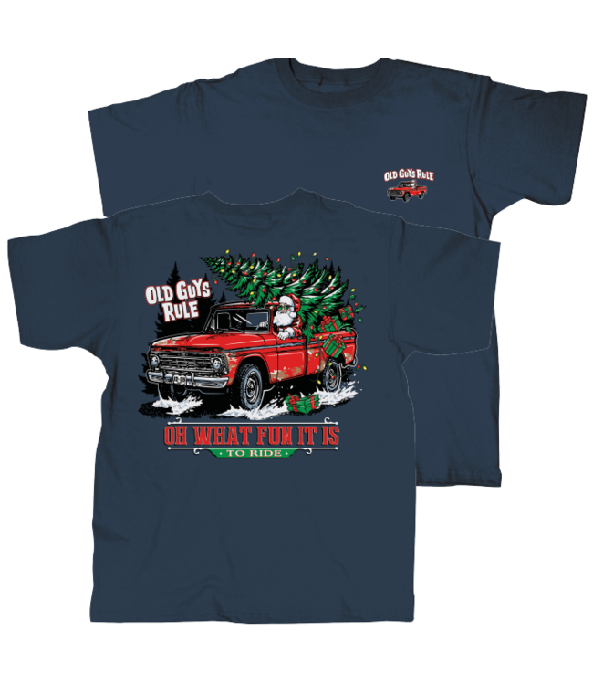 Old Guys Rule  - Christmas Ride - Navy