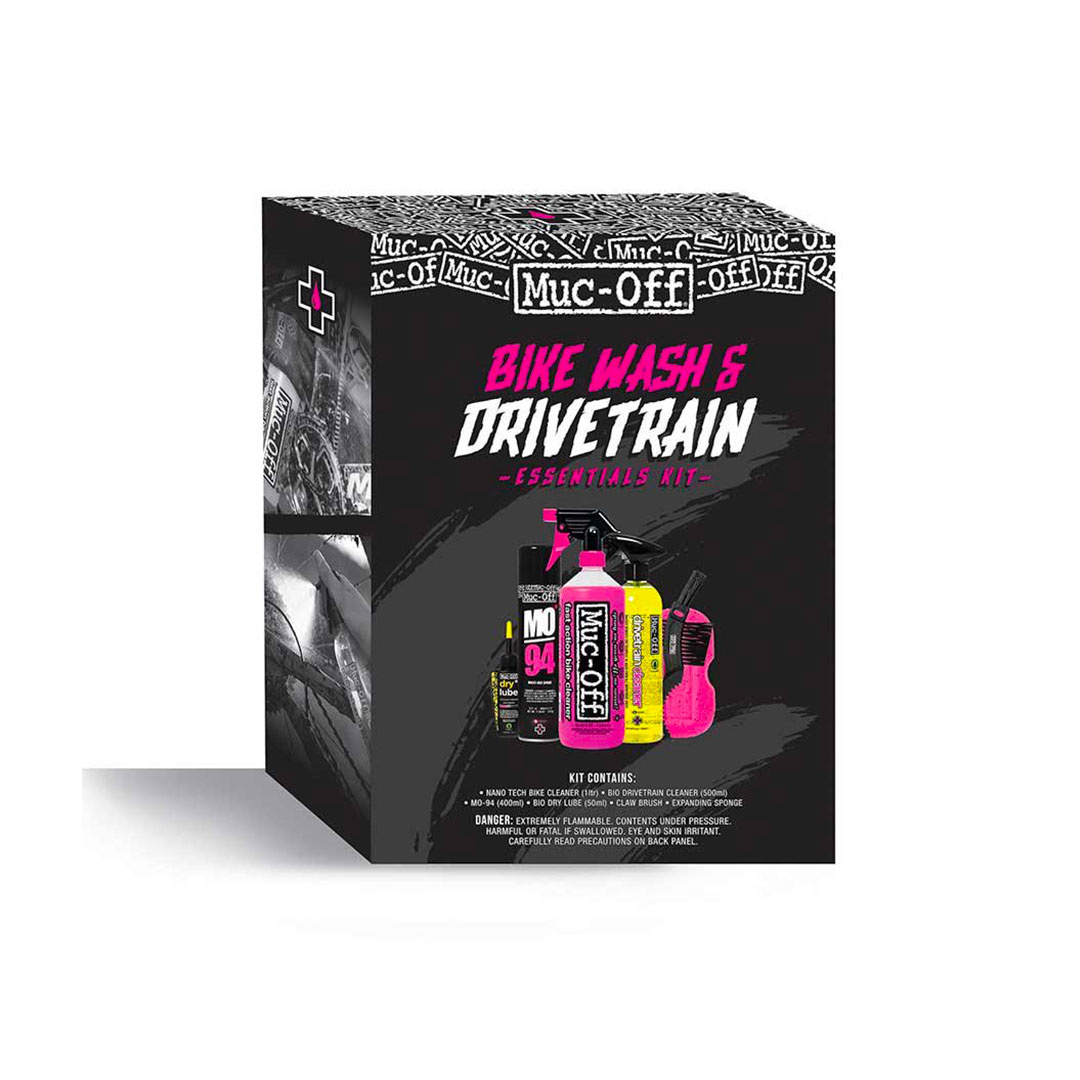 Muc-Off,  Essentiels pour lavage et transmission,  Kit