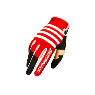 Fasthouse Gants Speed Style Striper Rouge