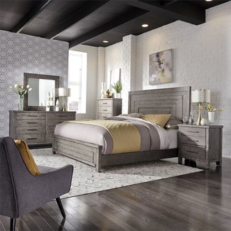 Modern Farmhouse Sawyer Queen Size Bedroom Set – My Furniture Place