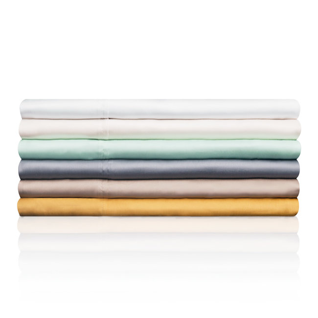 Malouf Brushed Microfiber Pacific Sheet Set Twin