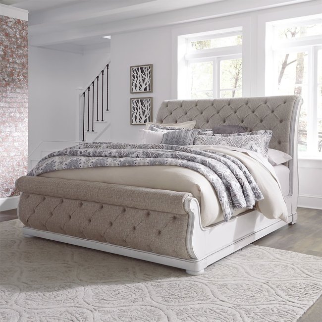Liberty Furniture Magnolia Manor (244-BR)  Upholstered  Sleigh Bed