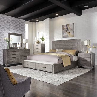 Modern Farmhouse Sawyer Queen Size Bedroom Set – My Furniture Place