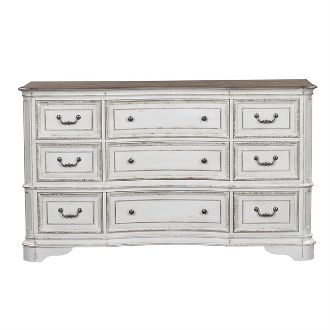 Liberty Furniture Magnolia Manor (244-BR) 9 Drawer Dresser SKU: 244-BR34