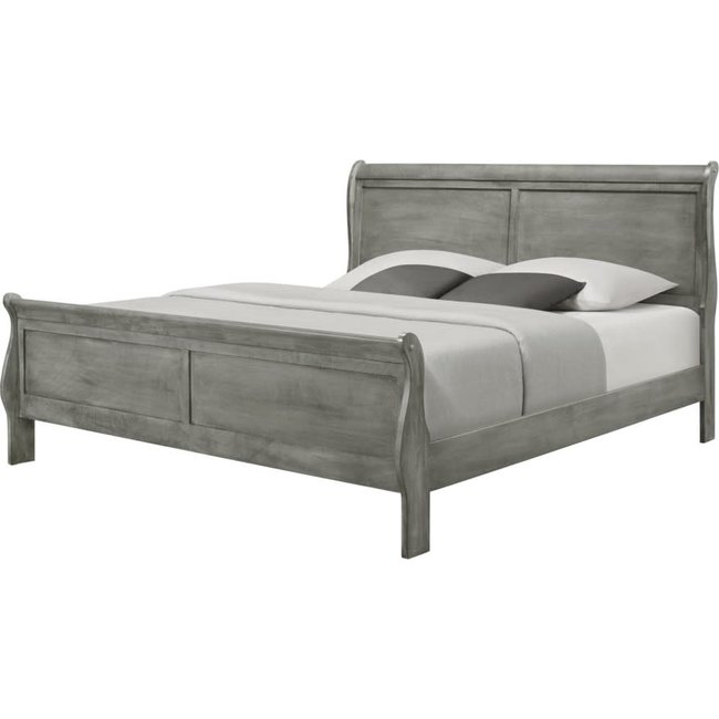 LOUIS PHILIP PANEL BED BY CROWN MARK