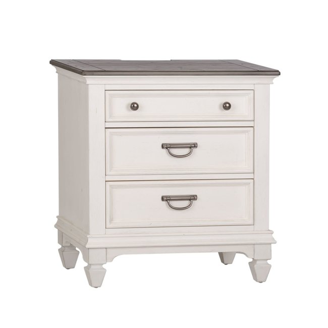 Allyson Park Night Stand w/ Charging Station SKU: 417-BR61
