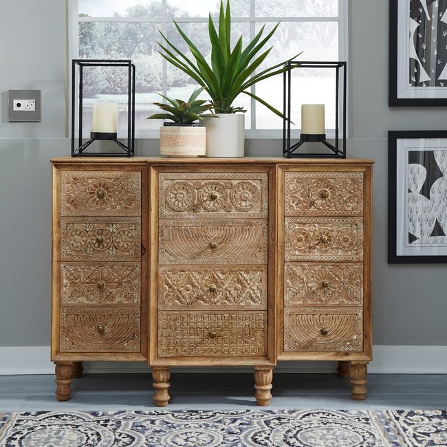 Liberty Furniture Montrose 12 Drawer Accent Cabinet W48 x D20 x H36