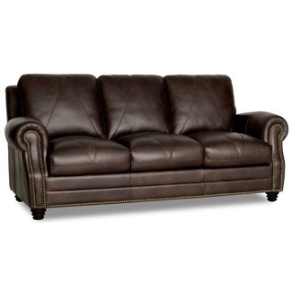 Solomon Italian Leather Sofa