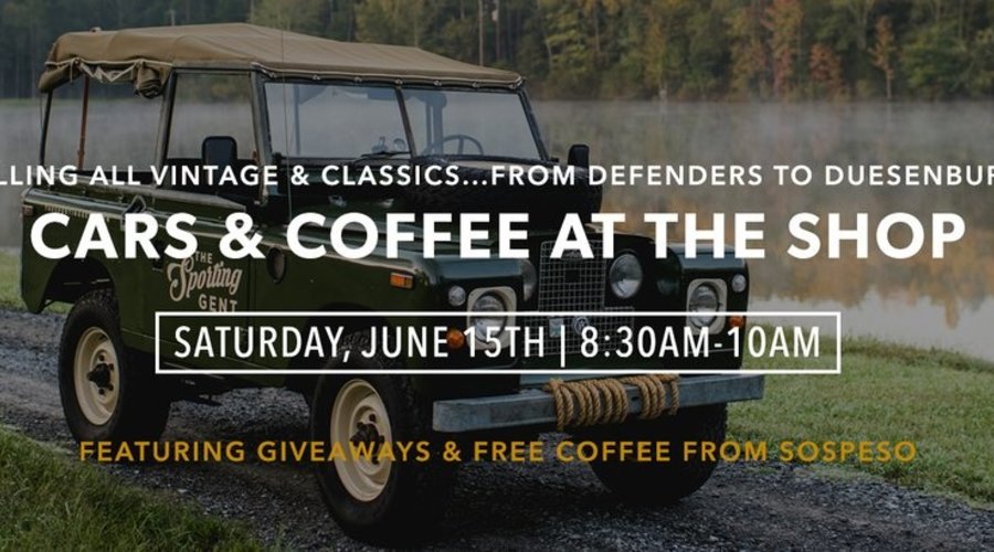 Cars & Coffee at the Shop