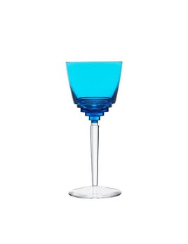 Saint-Louis Oxymore Sky-Blue Hock Wine Glass