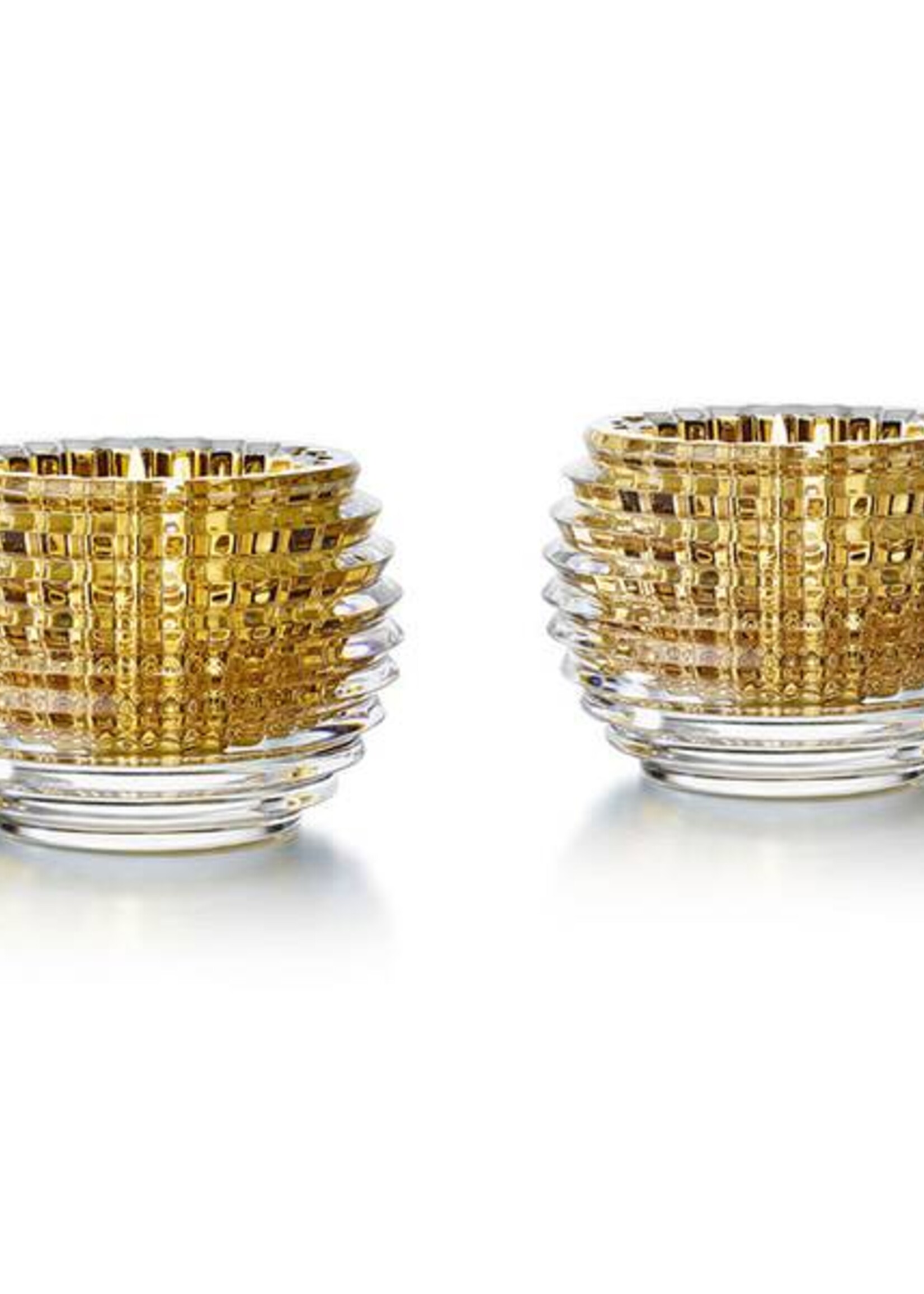Baccarat EYE VOTIVE GOLD BOXED SET/2