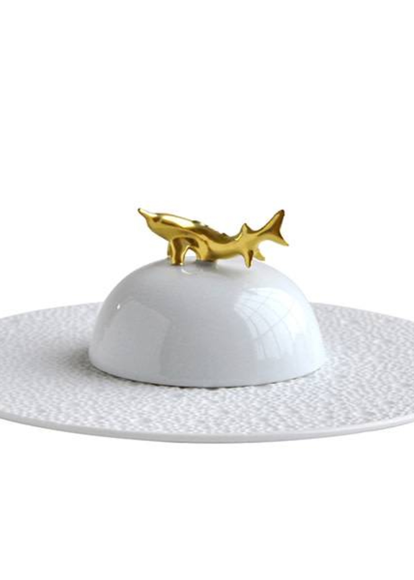 Bernardaud Ecume White Caviar Set