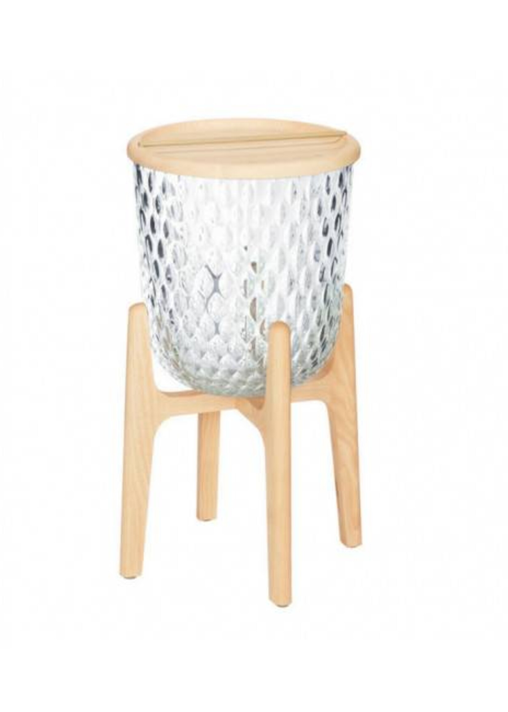 Saint-Louis Folia Clear Ash Side Table